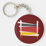 Germany Brush Flag Keychain