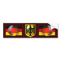 Germany coat of arms football signals autostickers bumper sticker