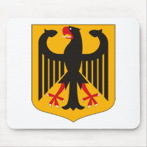 Germany Coat of Arms Mousepad by FlagTshirts Germany Coat of Arms Mousepad