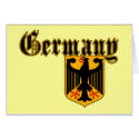 Germany Crest Card