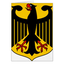 germany emblem greeting cards