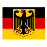 germany emblem postcard