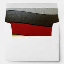 Germany Flag Colors-Chrome Envelopes