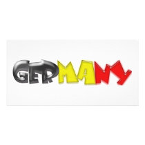 Germany Flag Colors! photo cards