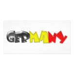 Germany Flag Colors! Custom Photo Card