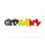 Germany Flag Colors! Postcards