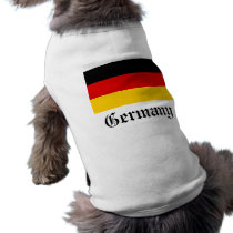 Germany Flag Dog Shirt pet clothing