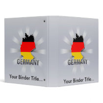 Germany Flag Map 2.0 Vinyl Binders