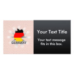 Germany Flag Map 2.0 Picture Card