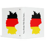Germany Flag Map full size binders