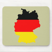 Germany flag map mouse mats