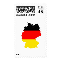 Germany flag map stamps