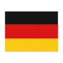 Germany Flag Postcard