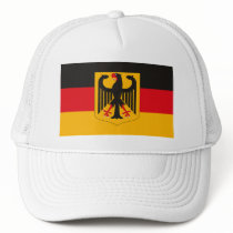 Germany Flag w COA Hat