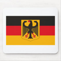 Germany Flag w COA Mousepad by FlagTshirts Germany Flag w COA Mousepad