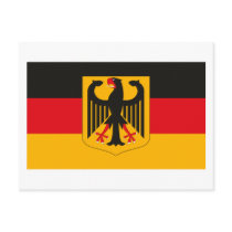Germany Flag w COA Postcard by FlagTshirts Germany Flag w COA Postcard