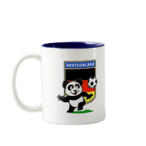Germany Football Panda mugs by cuteunion Germany Football Panda mugs