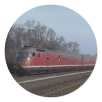Germany, GFR (BB) diesel railcar set, 1977 Sticker