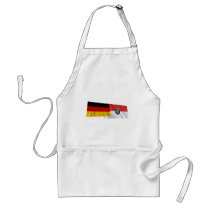 Germany & Hessen Waving Flags aprons