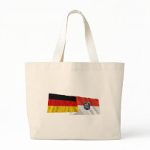 Germany & Hessen Waving Flags bags