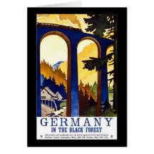 Germany In The Black Forest Card
