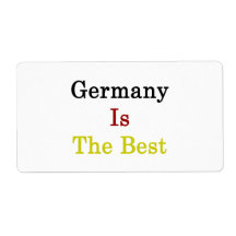 Germany Is The Best Shipping Labels