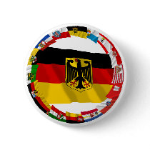 Germany & its Laender Waving Flags Pin