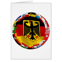 Germany & its Laender Waving Flags cards