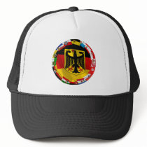 Germany & its Laender Waving Flags Mesh Hat