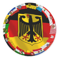 Germany & its Laender Waving Flags stickers