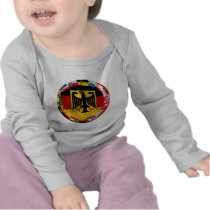 Germany & its Laender Waving Flags T-shirts