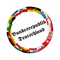 Germany & its Laender Waving Flags t-shirts by Vexillophile Germany & its Laender Waving Flags t-shirts