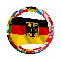 Germany & its Laender Waving Flags t-shirts by Vexillophile Germany & its Laender Waving Flags t-shirts