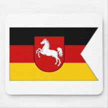 Germany Lower Saxony flag Mousepads