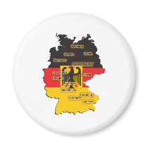 Germany Map magnets by teyes143 Germany Map magnets