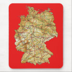 Germany Map Mousepad