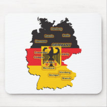Germany Map Mouse Pad