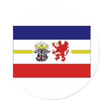 Germany Mecklenburg Flag Alternate Sticker