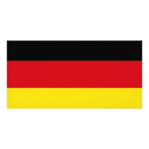 Germany National Flag Personalized Photo Card