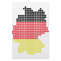 germany pixel flag stationery