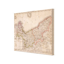 Germany, Poland Gallery Wrap Canvas