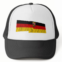 Germany & Rheinland-Pfalz Waving Flags hats by Vexillophile Germany & Rheinland-Pfalz Waving Flags hats