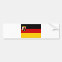 Germany Rhineland Flag Bumper Sticker