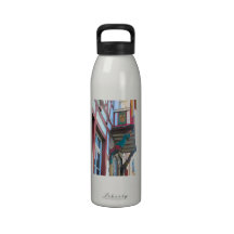 Germany, Rhineland, Rhens, half timbered  houses10 Reusable Water Bottles