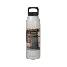 Germany, Rhineland, Rhens, half timbered  houses13 Drinking Bottle