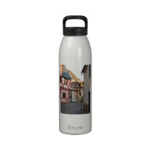 Germany, Rhineland, Rhens, half timbered  houses 1 Water Bottles