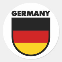 Germany Round Sticker