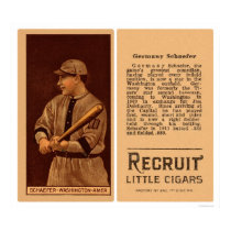 Germany Schaefer Nationals Baseball 1912 posters by lc_baseball Germany Schaefer Nationals Baseball 1912 posters