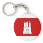 Germany Schleswig Holstein State Flag Keychain