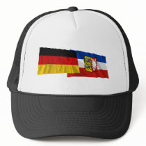 Germany & Schleswig-Holstein Waving Flags hats